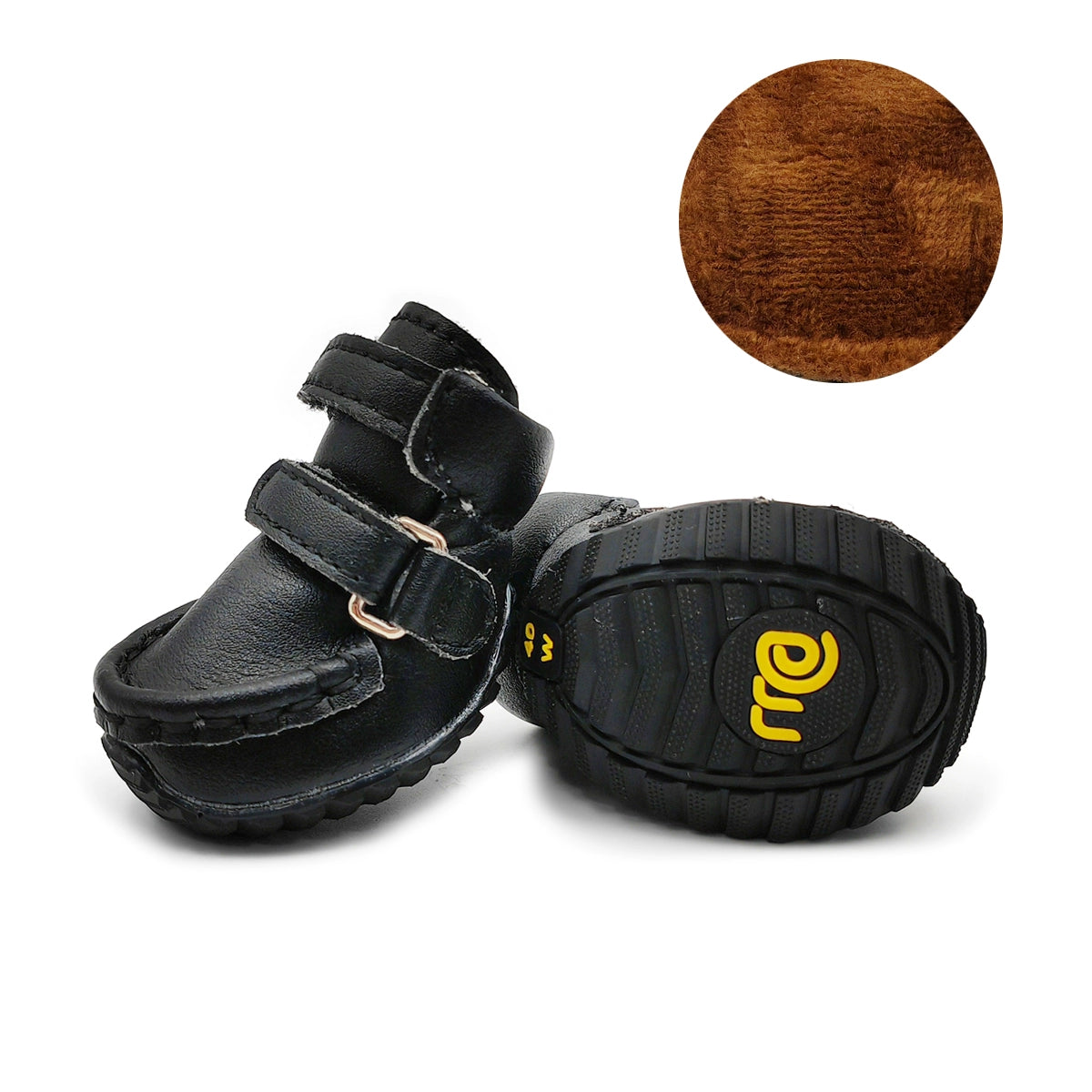 French Bulldog shoes, wide sole shoes