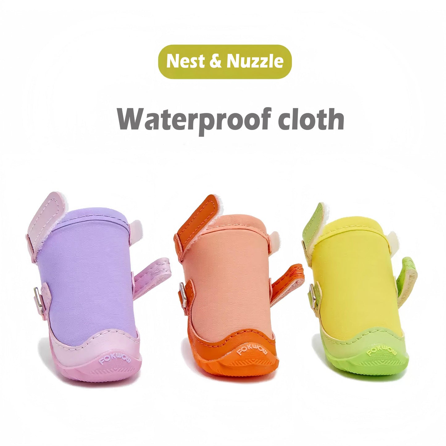 Waterproof Anti-Slip Dog Shoes – Protect Paws from Hot Pavement & Snow