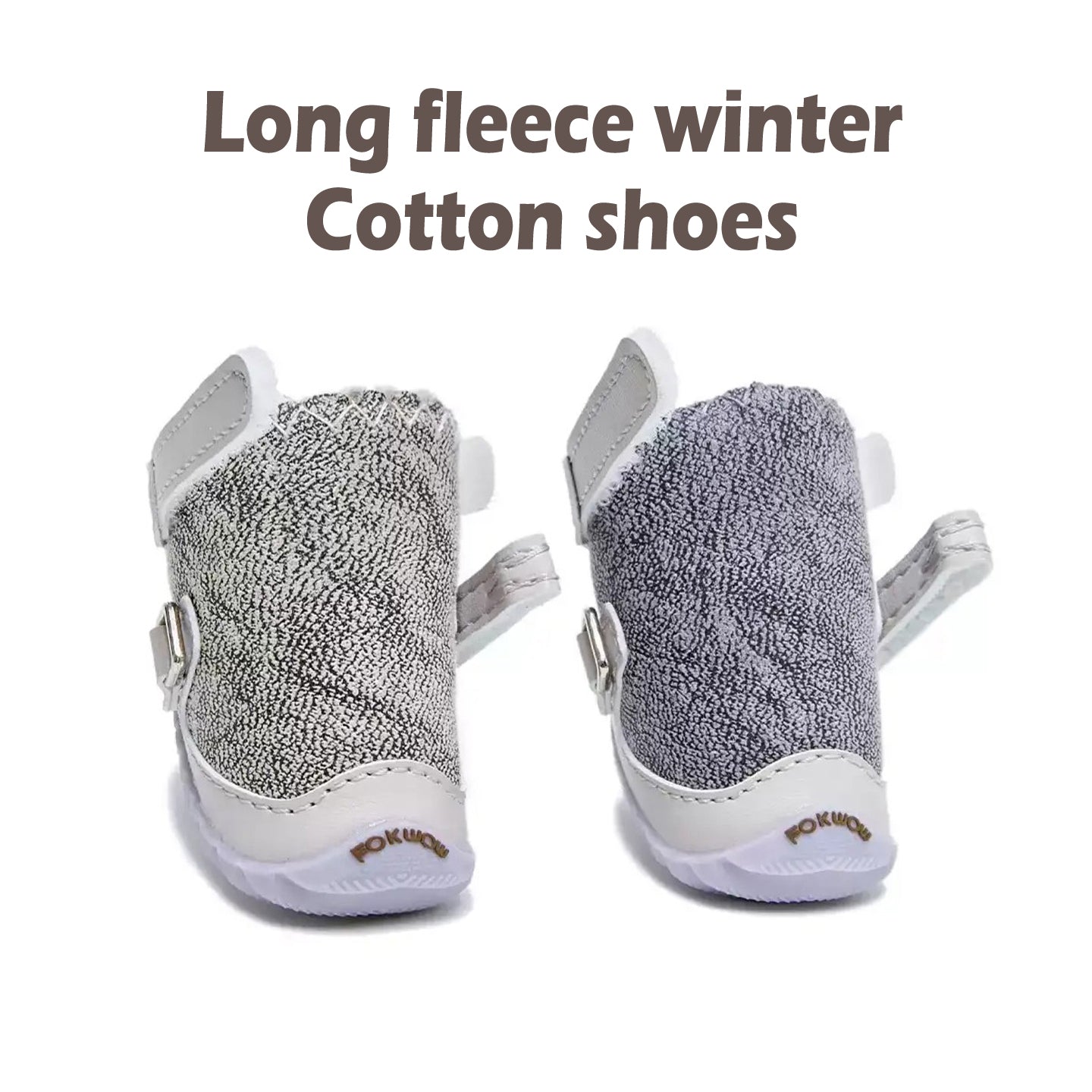 Cold-proof fur all-in-one cotton shoes