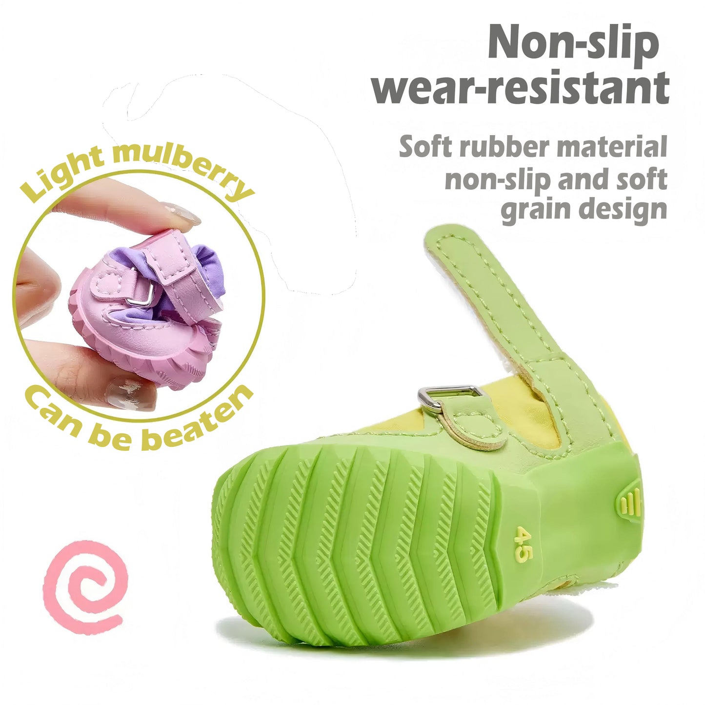 Waterproof Anti-Slip Dog Shoes – Protect Paws from Hot Pavement & Snow