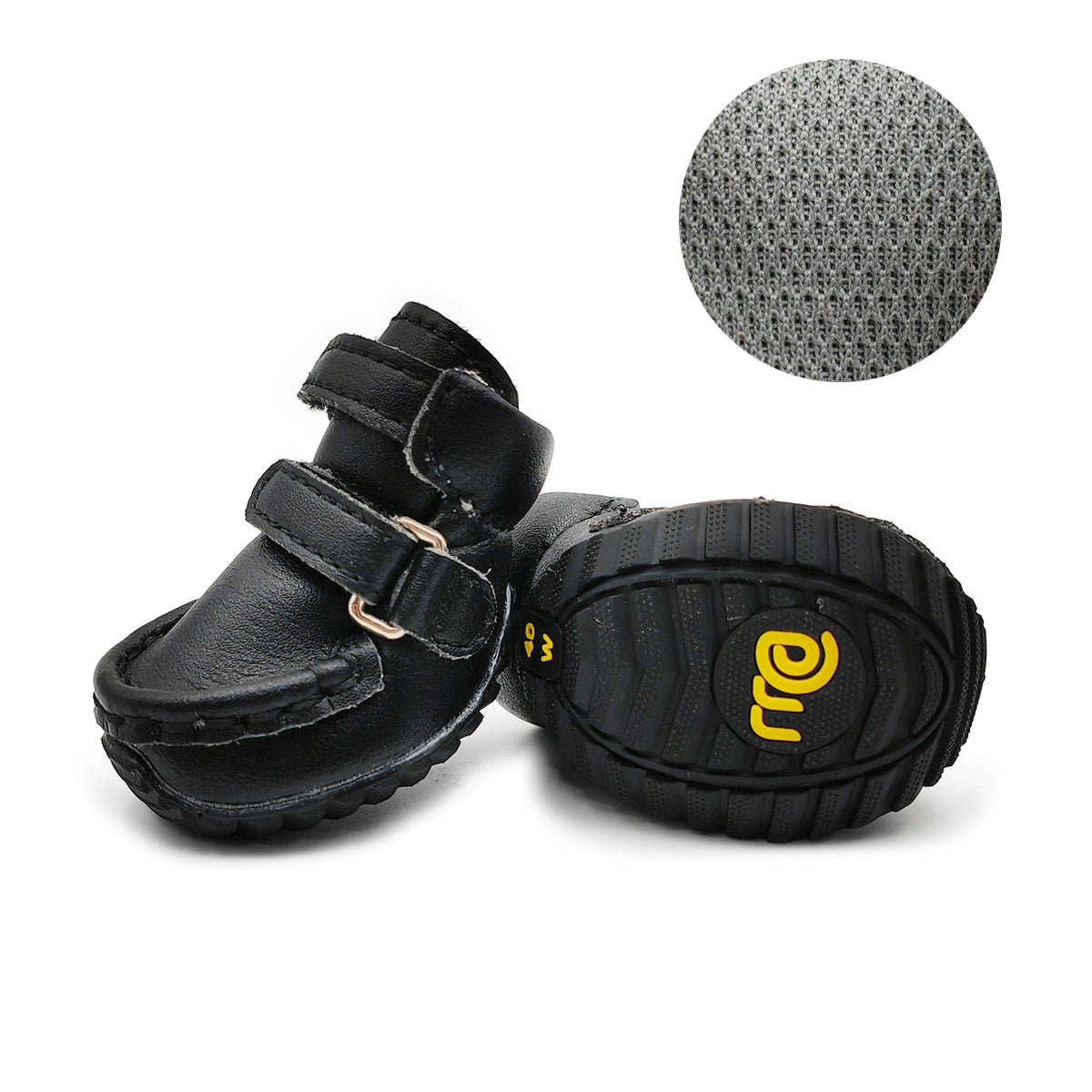 French Bulldog shoes, wide sole  shoes