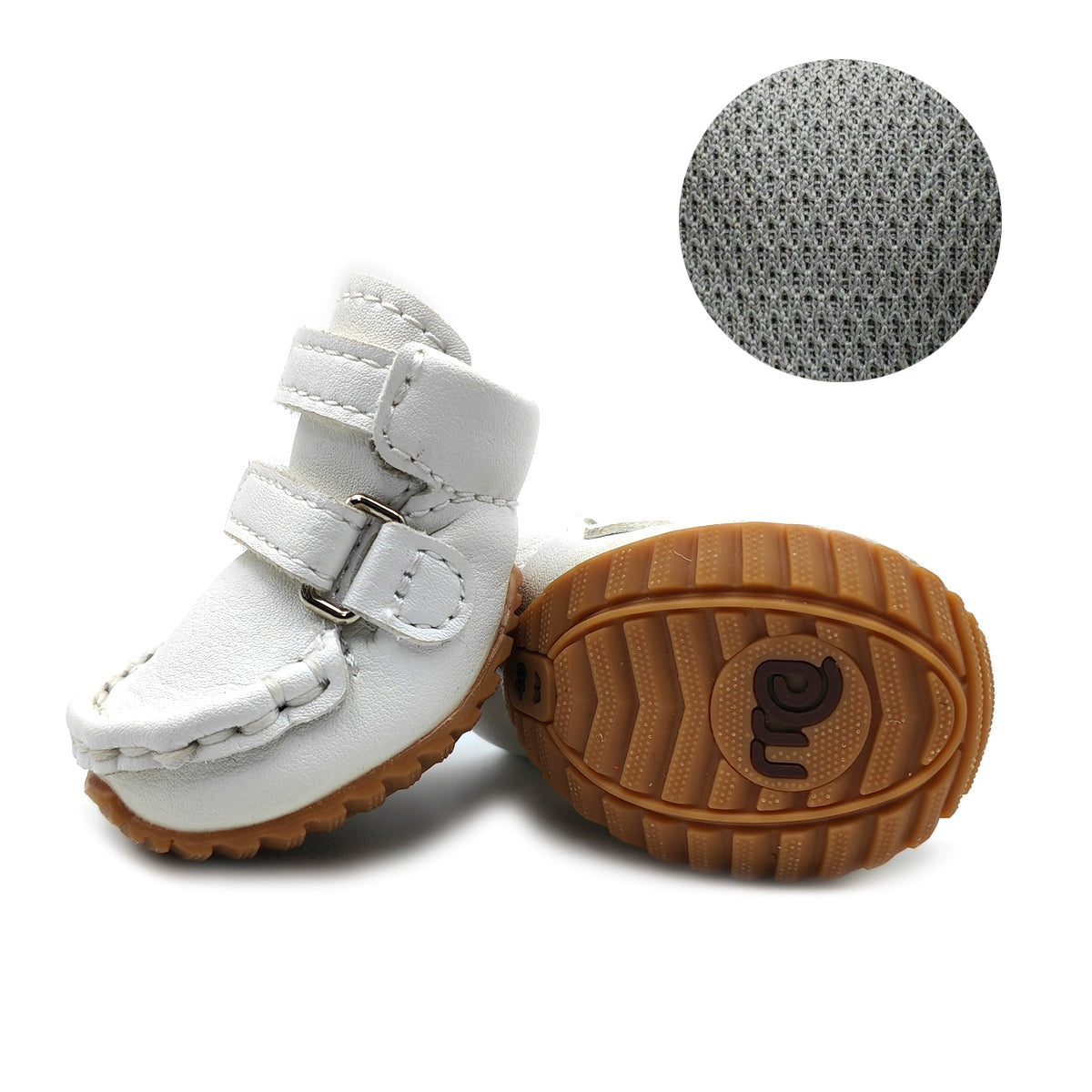 French Bulldog shoes, wide sole  shoes